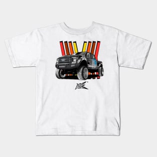 ford f350 hd truck black Kids T-Shirt